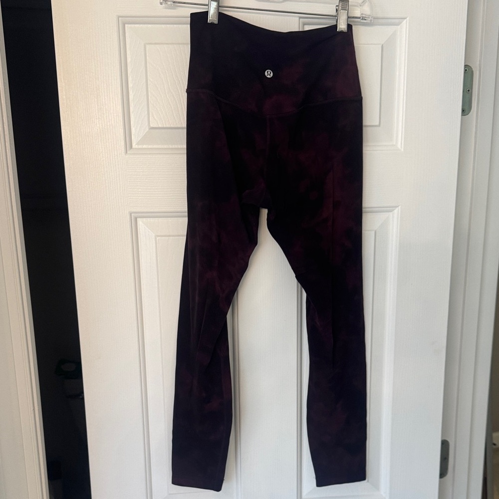 lululemon athletica Plum Tie-Dye High-Rise Leggings